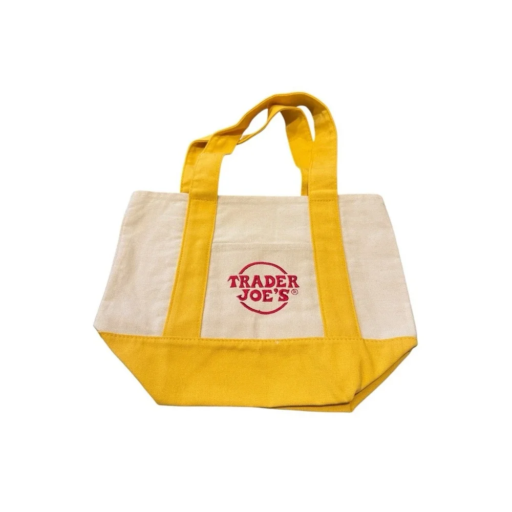 Trader Joe's 2025 Yellow Limited Edition Mini Tote Bag NWT